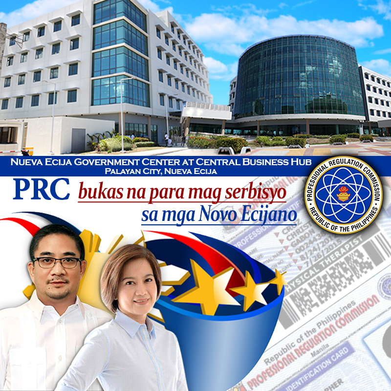 4 na services, maaari nang i-proseso sa PRC sa OSSCO, Palayan City