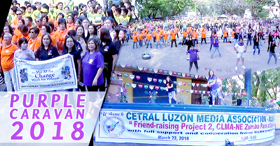 Mga pribado at pampublikong organisasyon, nakiisa sa Purple Caravan ng CLMA!