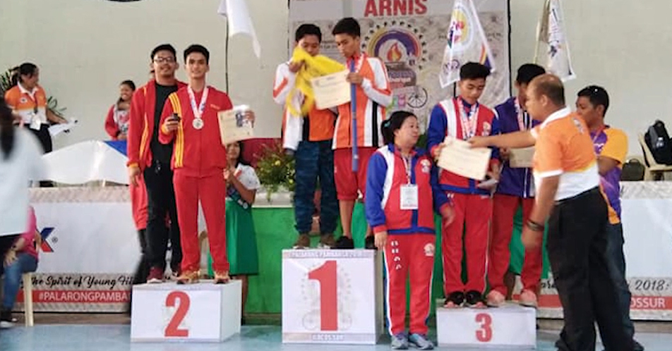 Batang Palayano,  Arnis Silver Medalist sa Palarong Pambansa 2018