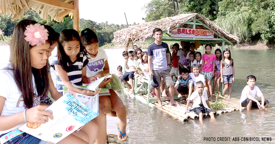 Floating School, sikat sa Sorsogon