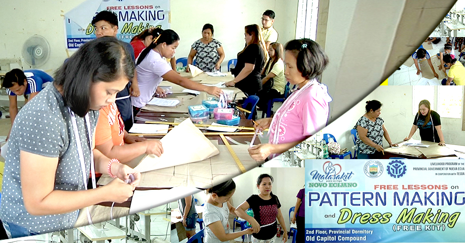 35 days free pattern and dress making training ng PGNE at TESDA, nasa ikalawang linggo na