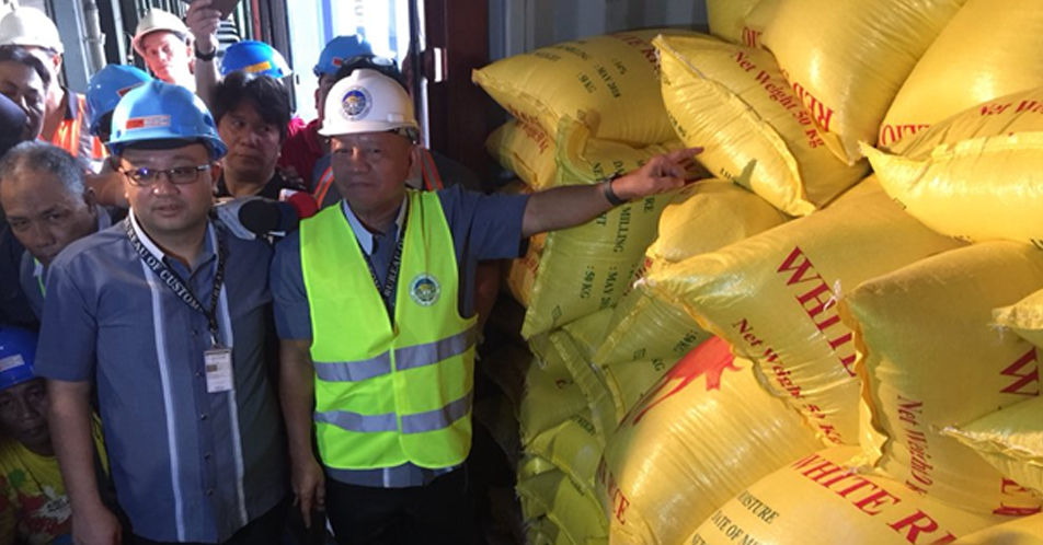 Bureau of Customs, nasabat ang tone-toneladang smuggled na bigas