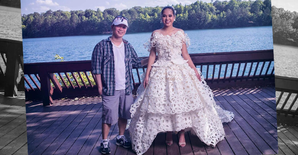 Pinoy Fahion Designer itinanghal na Best Toilet Paper Wedding Dress sa New York