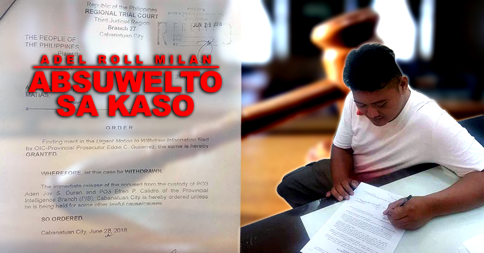 Suspek umano sa pagpatay kay Fr. Nilo na si Milan, abswelto sa kaso