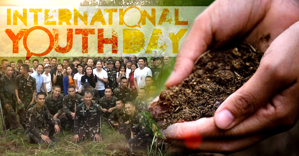 100 Bambo seedlings, itinanim ng mga Kabataan bilang bahagi ng pagdiriwang International Youth Day 2018