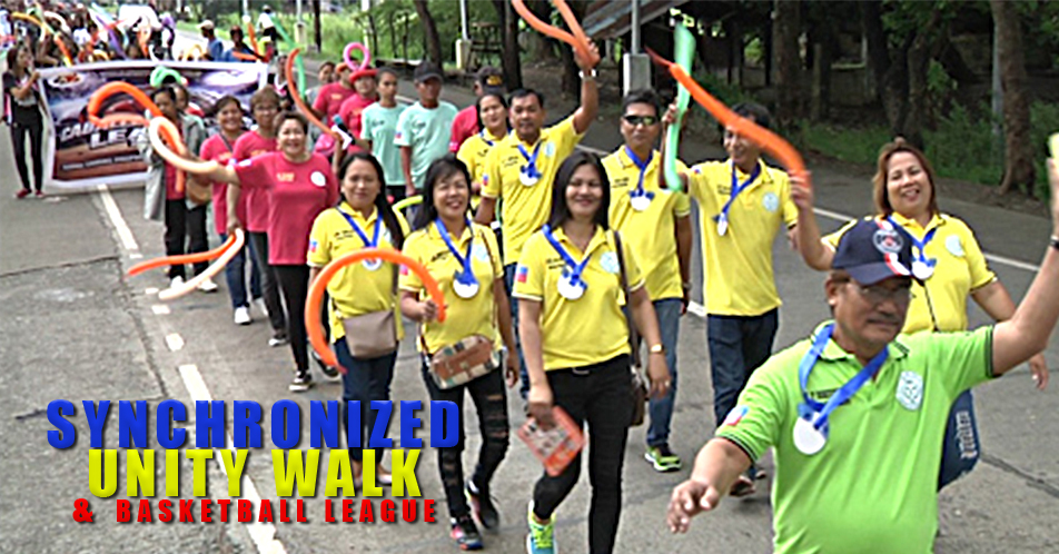 375 Kabataan, nakilahok sa Synchronized Unity Walk at Basketball League ng Barangay Caballero Palayan City