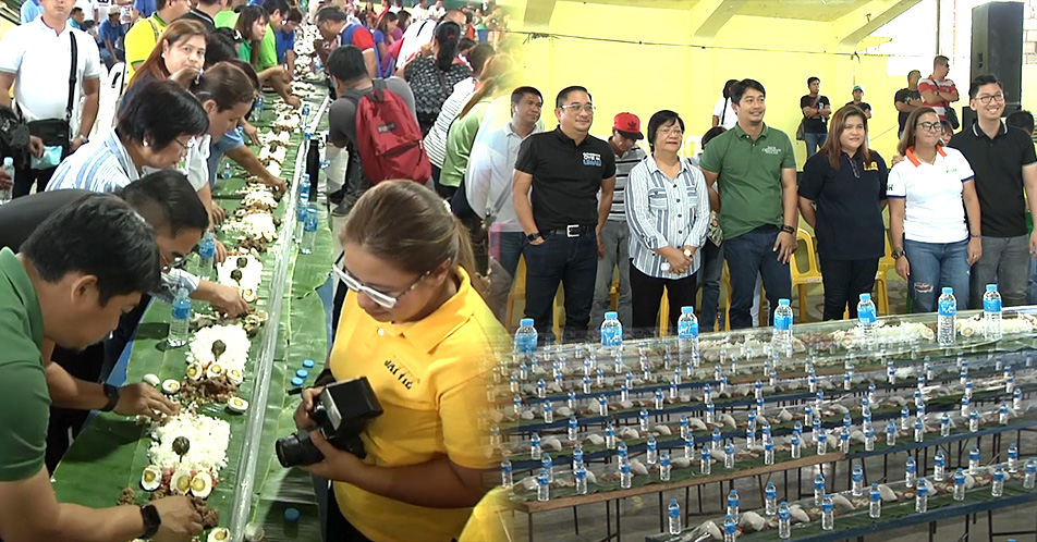 Humigit kumulang 1,000 residente nakisaya sa Boodle Fight sa Jaen