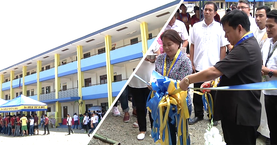 Tatlong palapag na gusali ng Senior high sa Nueva Ecija High School, pinasinayaan na!