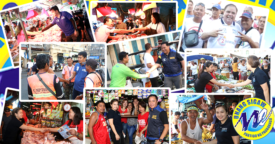 Team Unang Sigaw, mainit na tinanggap sa Supermarket ng Cabanatuan City