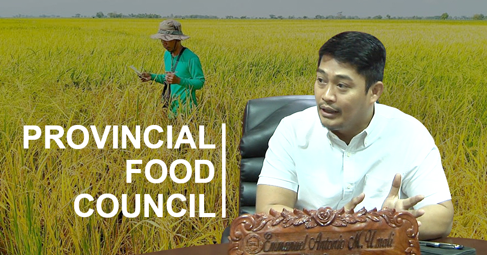 Vice Governor Anthony Umali, susuportahan ang bubuuing Provincial Food Council ng Pamahalaang Panlalawigan