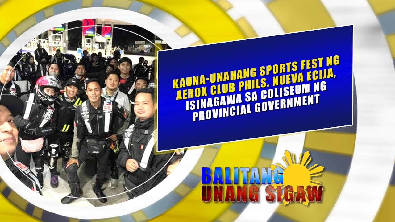 KAUNA UNAHANG SPORTS FEST NG AEROX CLUB PHILS NE, ISINAGAWA SA COLISEUM NG PGNE