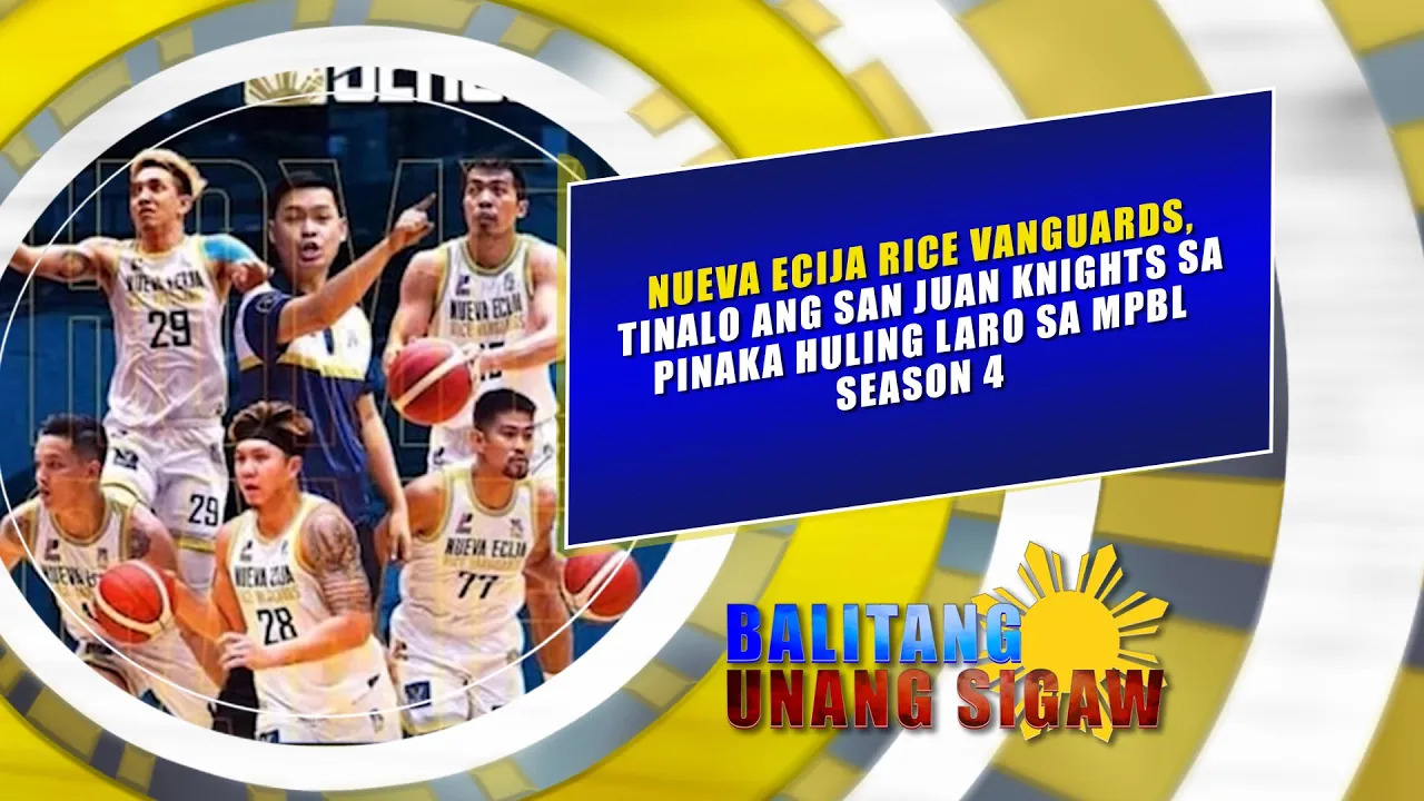 Nueva Ecija Rice Vanguards, tinalo ang San Juan Knights sa MPBL Season 4