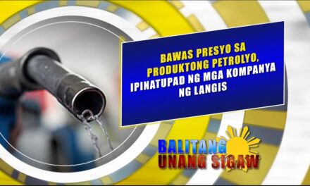 Bawas presyo sa produktong petrolyo, ipinatupad ng mga kompanya ng langis