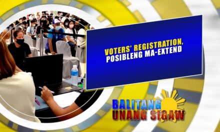 Voters’ registration, posibleng ma extend