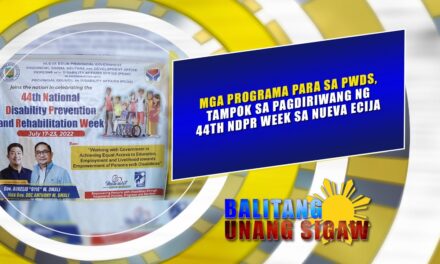 Mga programa para sa PWDs, tampok sa pagdiriwang ng 44th NDPR Week sa Nueva Ecija | TV48 Station