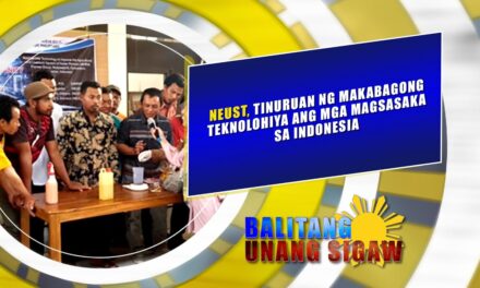 NEUST, tinuruan ng makabagong teknolohiya ang mga magsasaka sa Indonesia