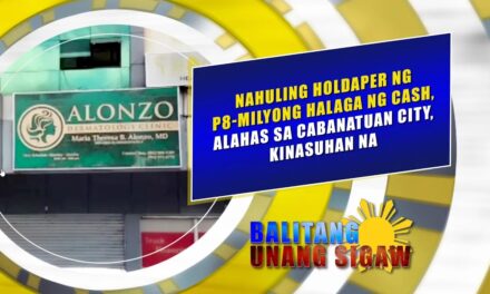 Nahuling holdaper ng P8-M halaga ng cash, alahas sa Cabanatuan City, kinasuhan na