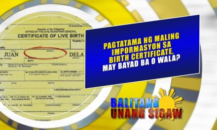 Pagtatama ng maling impormasyon sa birth certificate, may bayad ba o wala?