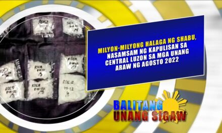 Milyon milyong halaga ng shabu, nasamsam ng kapulisan sa Central Luzon