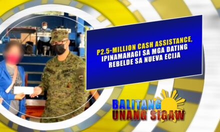 P2.5-Million cash assistance, ipinamahagi sa mga dating rebelde sa Nueva Ecija