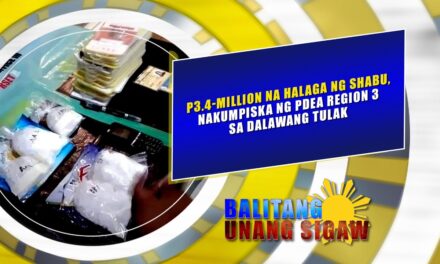 P3.4-Million na halaga ng shabu, nakumpiska ng PDEA region 3 sa dalawang tulak